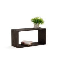 Полка Из массива дуба Edgar единый размер черный LA REDOUTE INTERIEURS  фото, kupilegko.ru